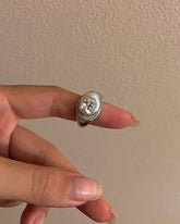 Baroque Pearl Shaped Medieval Ring